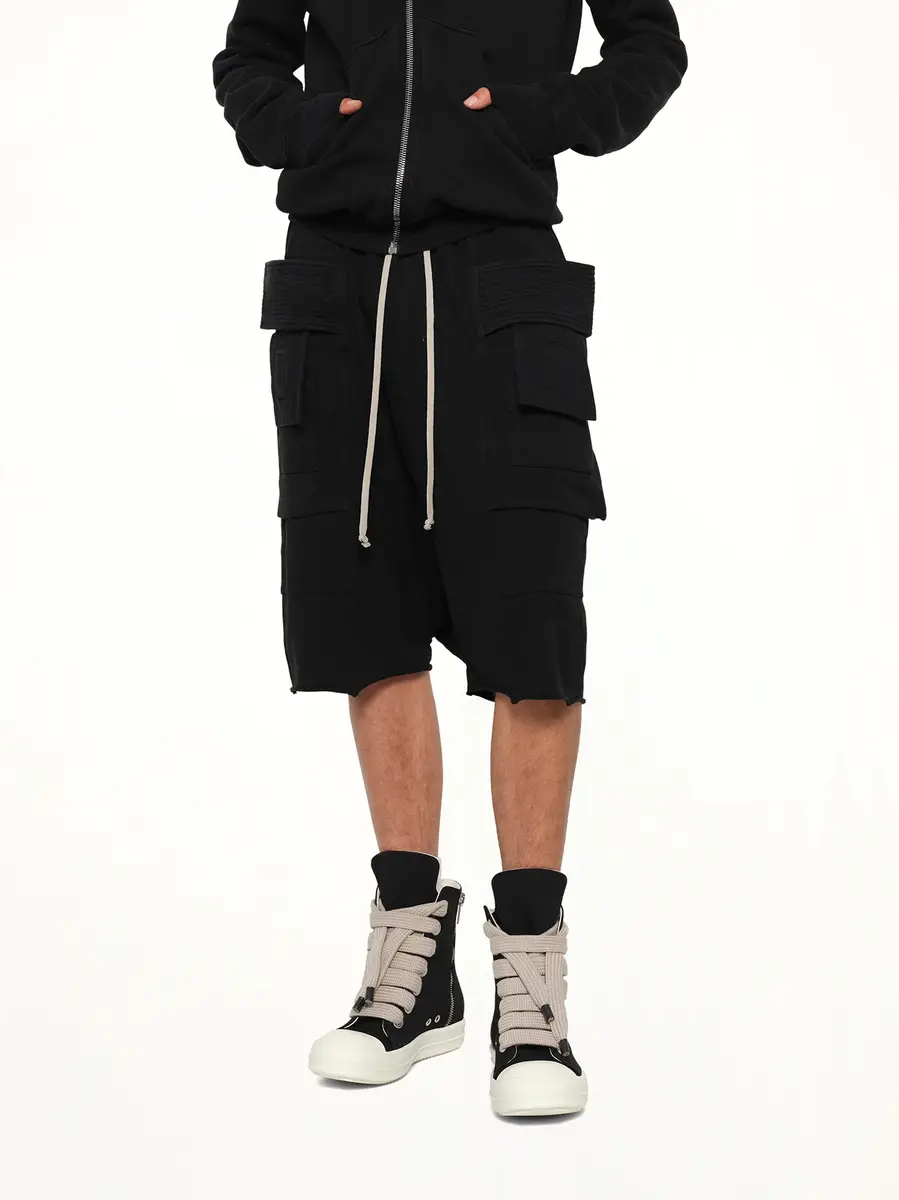 RICK OWENS DRKSHDW Heavy Jersey Creatch Cargo Pods | Thumbnail 6 RICK OWENS DRKSHDW Heavy Jersey Creatch Cargo Pods | Thumbnail 6