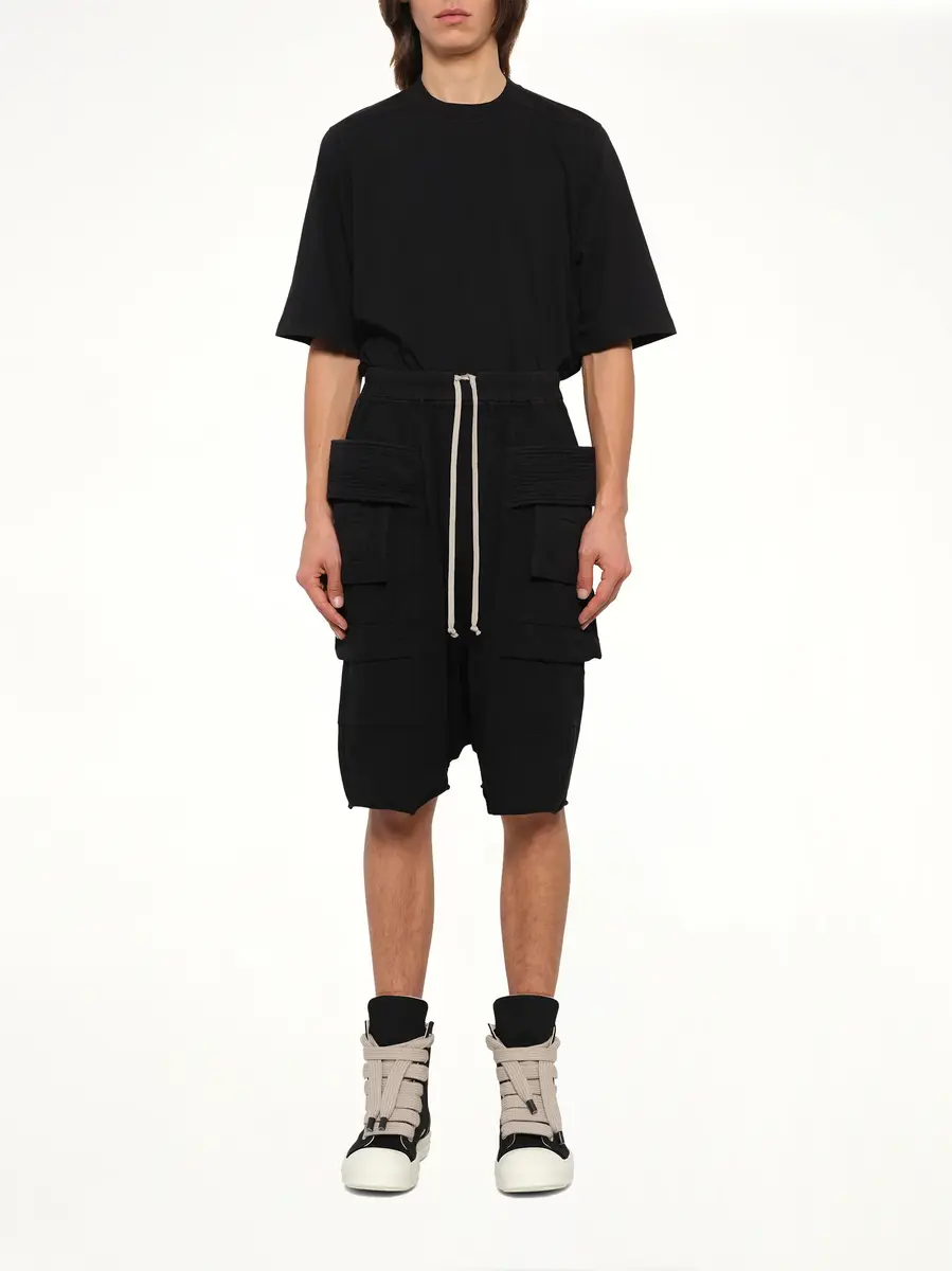 RICK OWENS DRKSHDW Heavy Jersey Creatch Cargo Pods | Thumbnail 7 RICK OWENS DRKSHDW Heavy Jersey Creatch Cargo Pods | Thumbnail 7