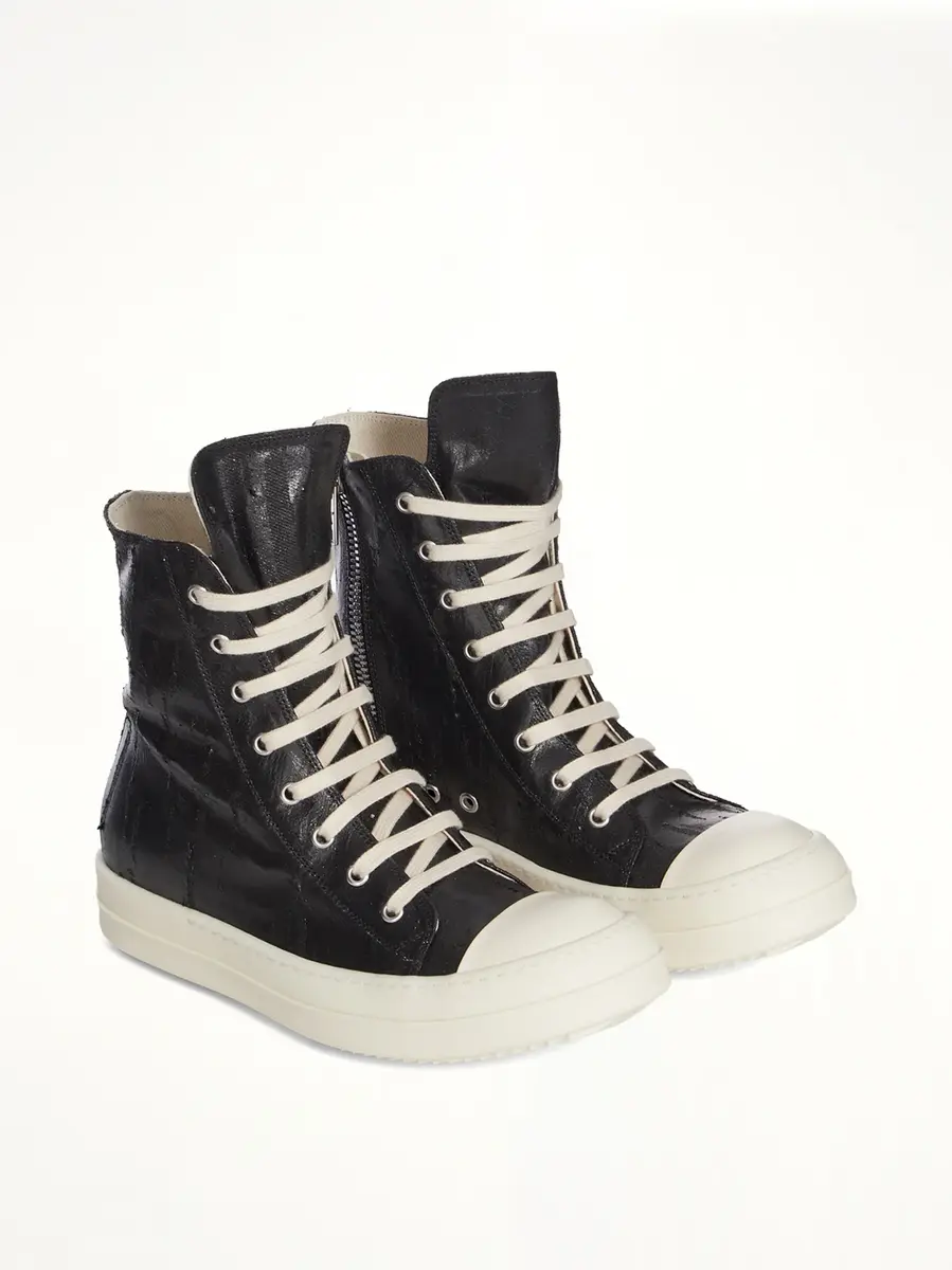RICK OWENS DRKSHDW 13oz Denim Sneaks | Thumbnail 2 RICK OWENS DRKSHDW 13oz Denim Sneaks | Thumbnail 2