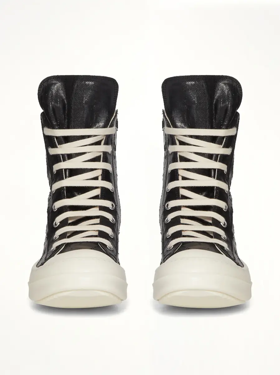 RICK OWENS DRKSHDW 13oz Denim Sneaks | Thumbnail 3 RICK OWENS DRKSHDW 13oz Denim Sneaks | Thumbnail 3