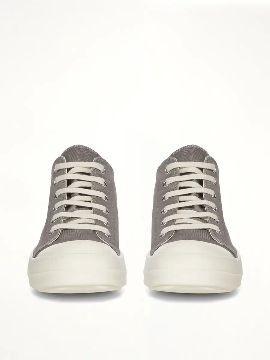 RICK OWENS DRKSHDW 13oz Lido Denim Low Sneaks in Dark Dust | Thumbnail 3 RICK OWENS DRKSHDW 13oz Lido Denim Low Sneaks in Dark Dust | Thumbnail 3