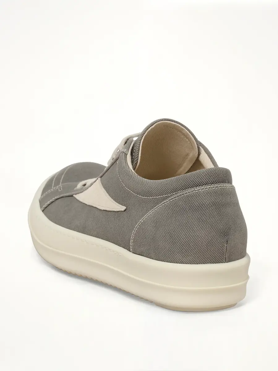 RICK OWENS DRKSHDW Lido Denim Vintage Sneaks in Dark Dust | Thumbnail 3 RICK OWENS DRKSHDW Lido Denim Vintage Sneaks in Dark Dust | Thumbnail 3