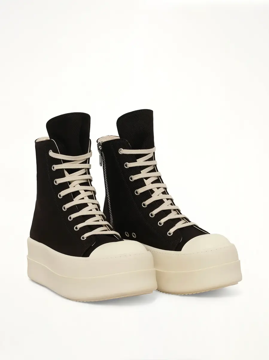RICK OWENS DRKSHDW Overdyed Denim Megabumper Sneaks | Thumbnail 2 RICK OWENS DRKSHDW Overdyed Denim Megabumper Sneaks | Thumbnail 2