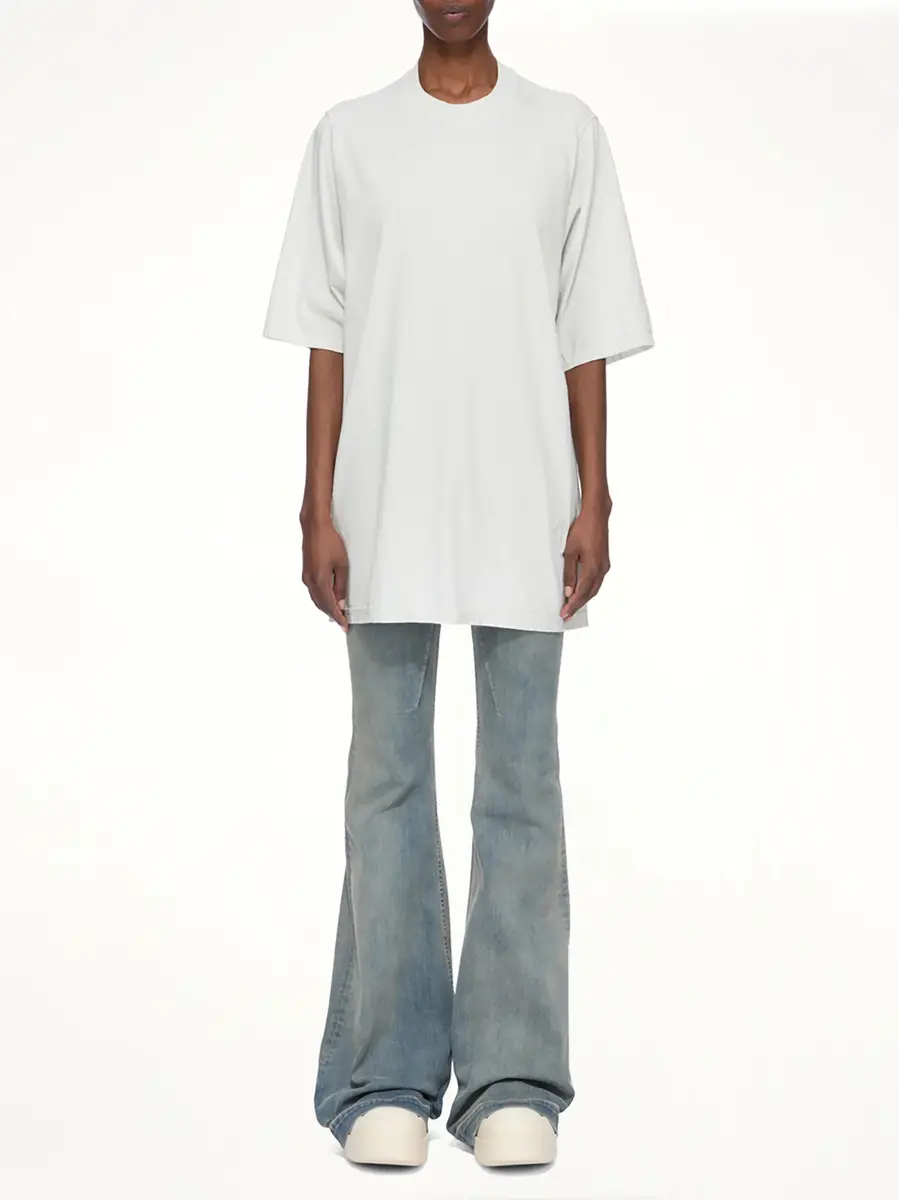 RICK OWENS DRKSHDW Stretch Denim Bolan Bootcut in Mineral Indigo | Thumbnail 8 RICK OWENS DRKSHDW Stretch Denim Bolan Bootcut in Mineral Indigo | Thumbnail 8