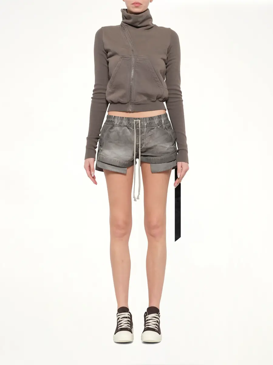 RICK OWENS DRKSHDW Furka Jersey Mountain Sweatshirt in Dust | Thumbnail 7 RICK OWENS DRKSHDW Furka Jersey Mountain Sweatshirt in Dust | Thumbnail 7