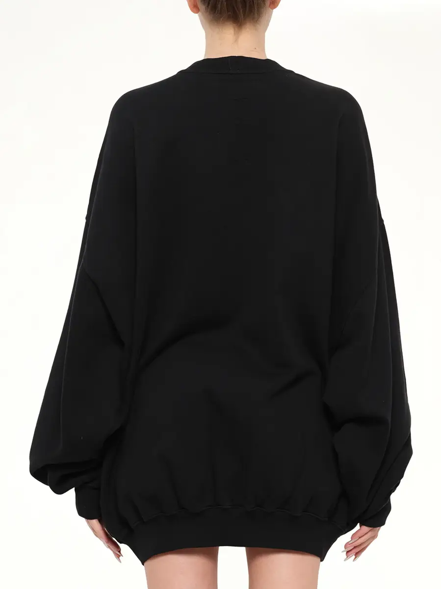 RICK OWENS DRKSHDW Furka Jersey Hun Sweatshirt | Thumbnail 5 RICK OWENS DRKSHDW Furka Jersey Hun Sweatshirt | Thumbnail 5
