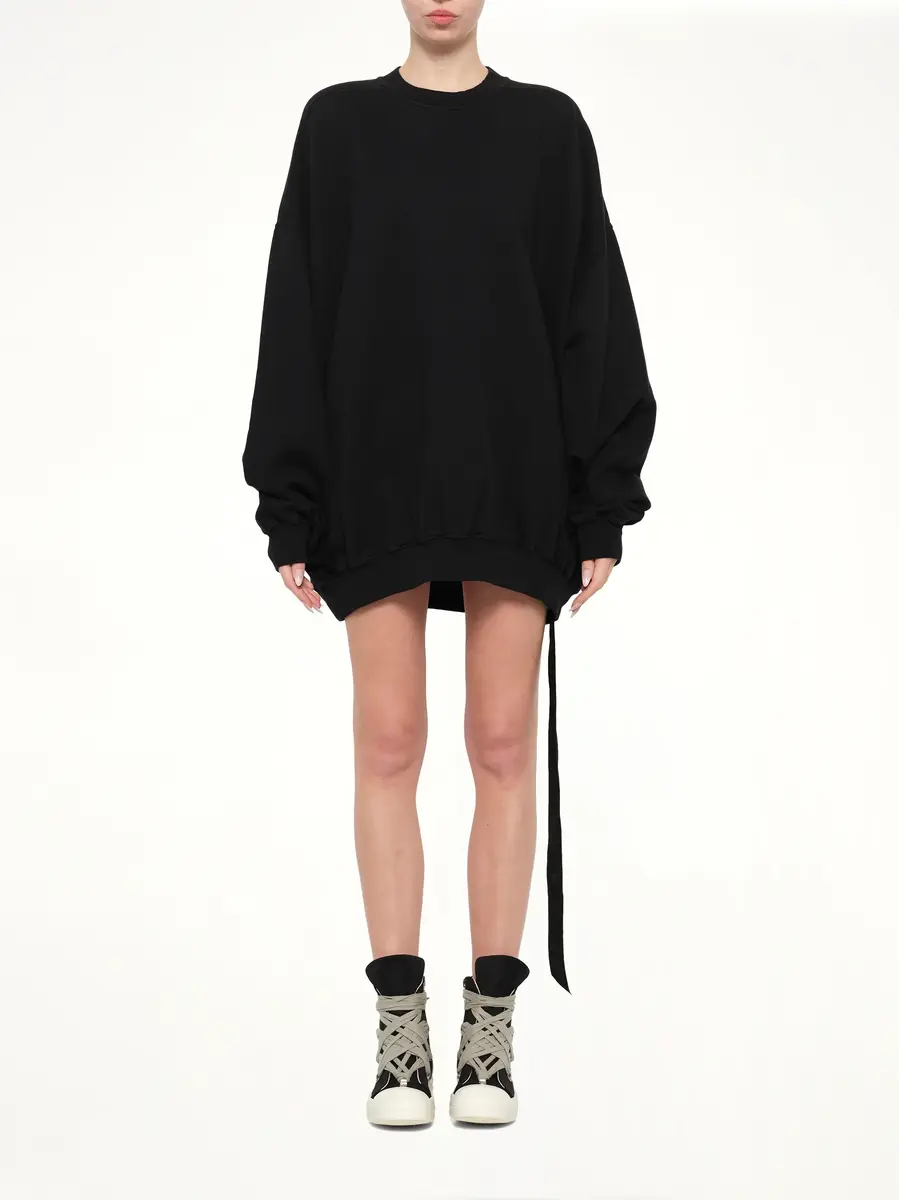 RICK OWENS DRKSHDW Furka Jersey Hun Sweatshirt | Thumbnail 7 RICK OWENS DRKSHDW Furka Jersey Hun Sweatshirt | Thumbnail 7
