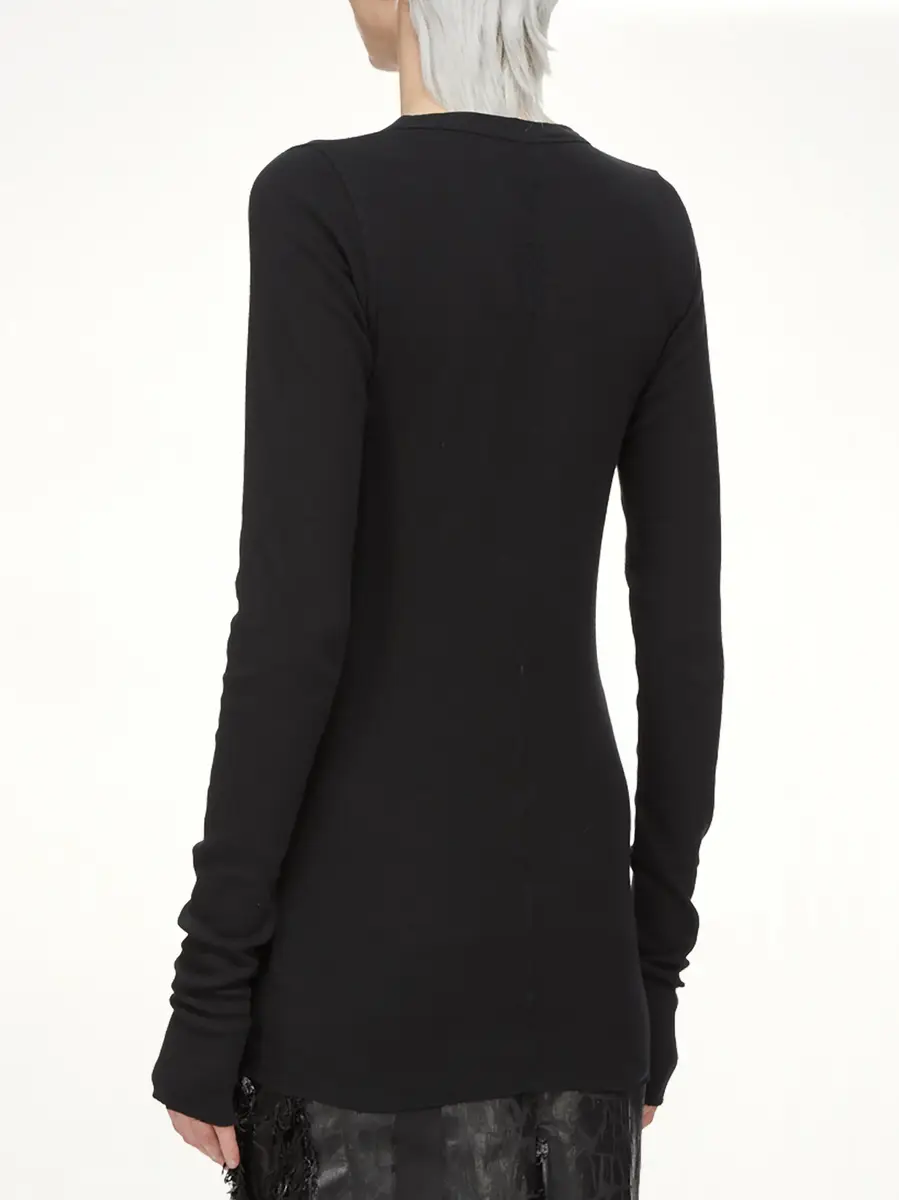 RICK OWENS DRKSHDW Basic LS T-shirt | Thumbnail 4 RICK OWENS DRKSHDW Basic LS T-shirt | Thumbnail 4