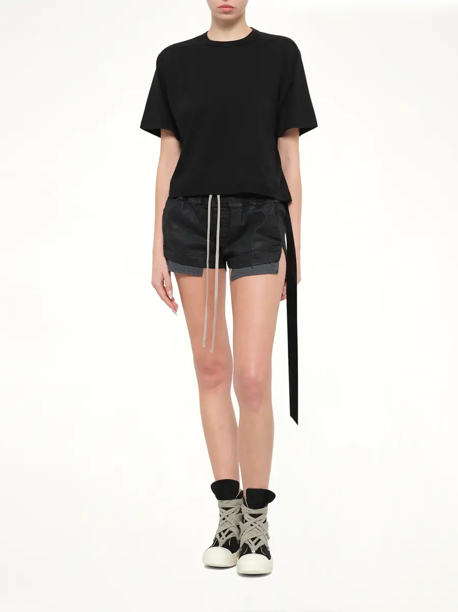 RICK OWENS DRKSHDW Basic SS T-shirt | Thumbnail 4 RICK OWENS DRKSHDW Basic SS T-shirt | Thumbnail 4