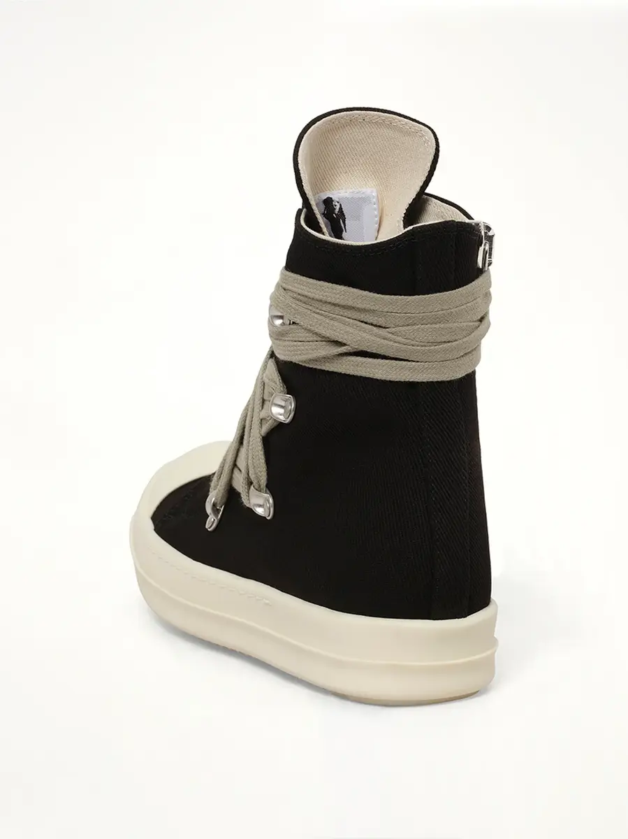 RICK OWENS DRKSHDW 13oz Overdyed Denim Megalace Sneaks | Thumbnail 3