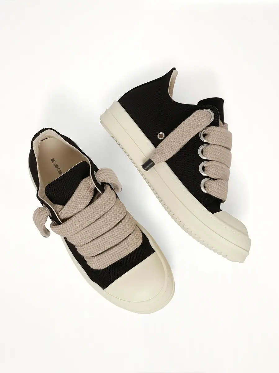 RICK OWENS DRKSHDW Jumbolace Low Sneaker | Thumbnail 4 RICK OWENS DRKSHDW Jumbolace Low Sneaker | Thumbnail 4