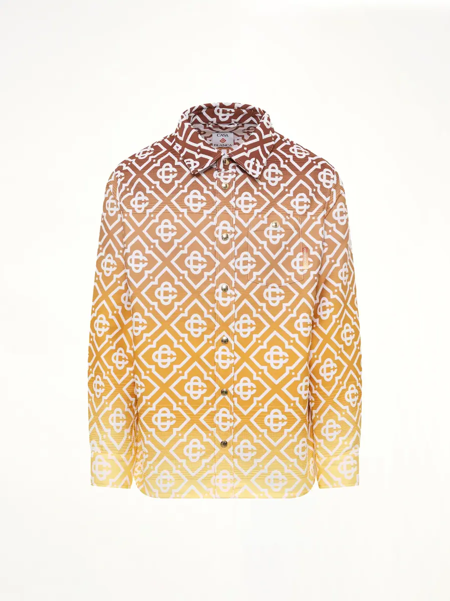 Casablanca Boucle Jacquard Monogram Shacket | Thumbnail 2 Casablanca Boucle Jacquard Monogram Shacket | Thumbnail 2