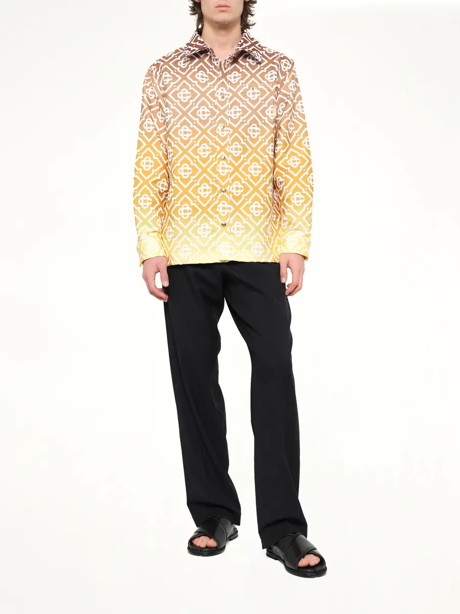 Casablanca Boucle Jacquard Monogram Shacket | Thumbnail 4 Casablanca Boucle Jacquard Monogram Shacket | Thumbnail 4