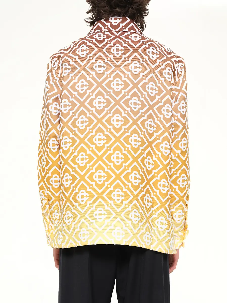 Casablanca Boucle Jacquard Monogram Shacket | Thumbnail 5 Casablanca Boucle Jacquard Monogram Shacket | Thumbnail 5