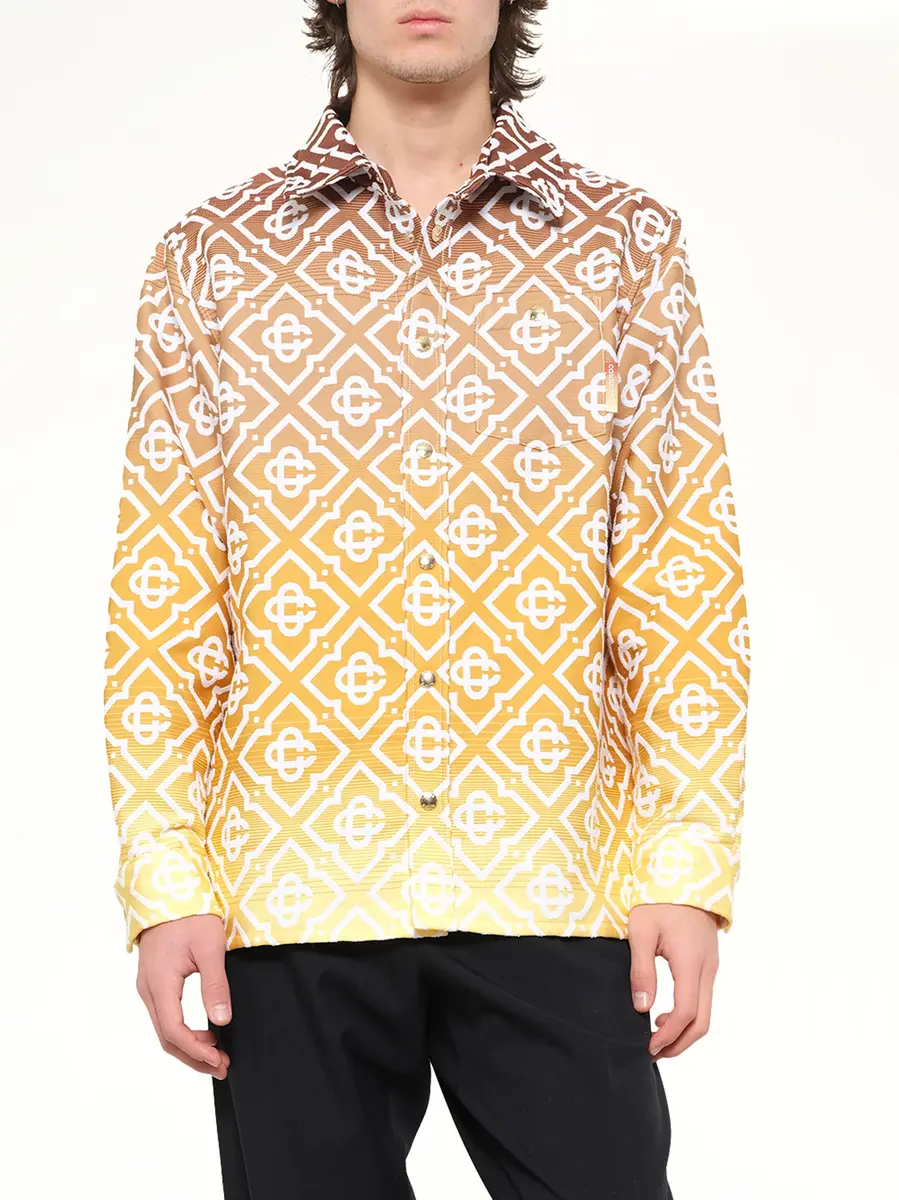 Casablanca Boucle Jacquard Monogram Shacket | Thumbnail 6 Casablanca Boucle Jacquard Monogram Shacket | Thumbnail 6