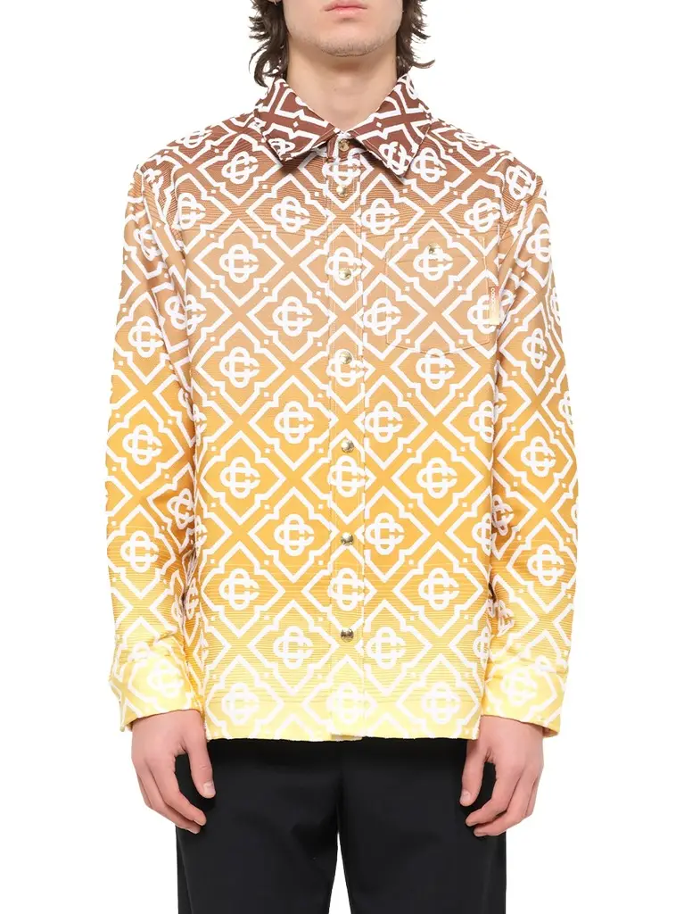 Casablanca Boucle Jacquard Monogram Shacket