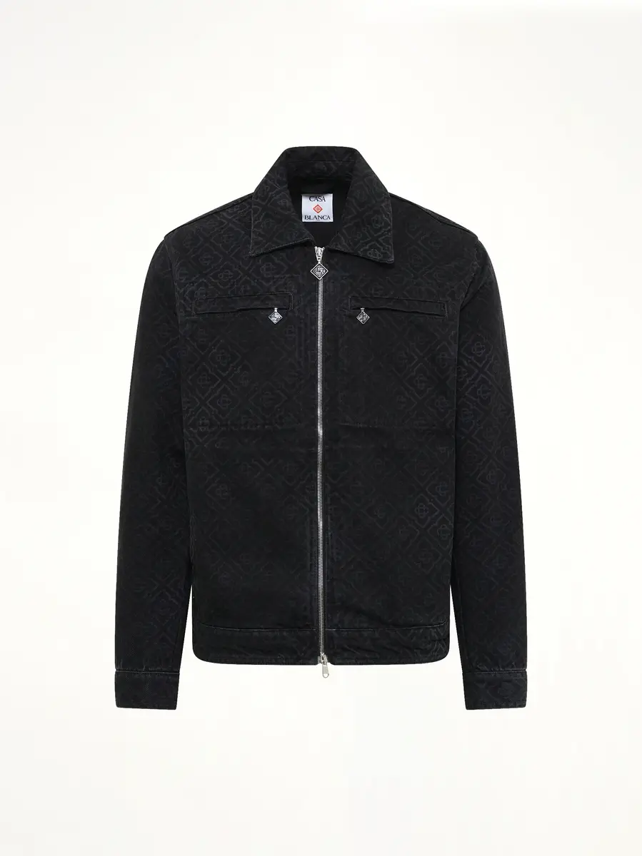 Casablanca Denim Monogram Jacket | Thumbnail 2