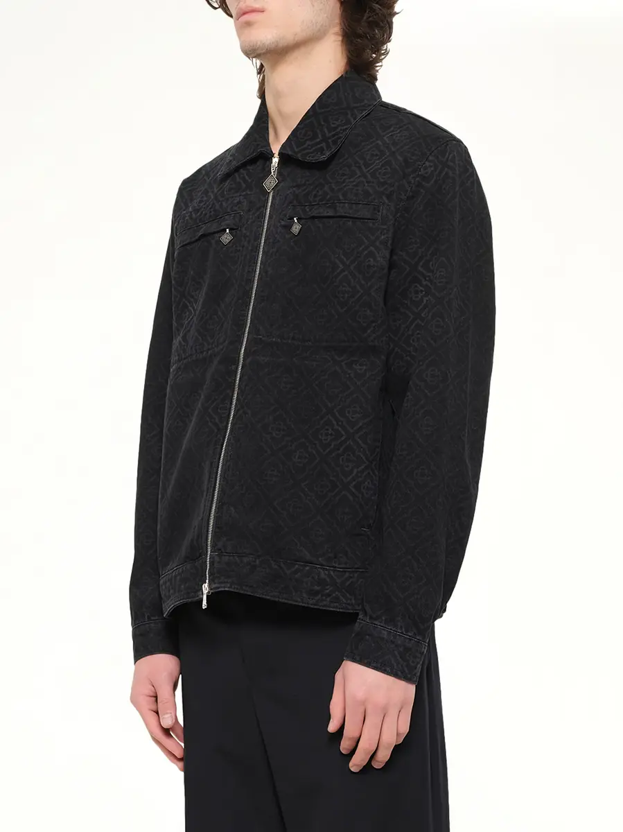 Casablanca Denim Monogram Jacket | Thumbnail 3