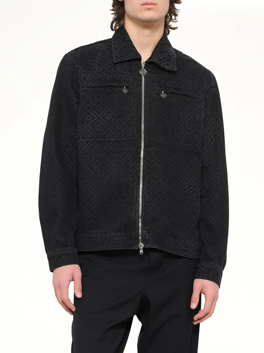 Casablanca Denim Monogram Jacket | Thumbnail 6