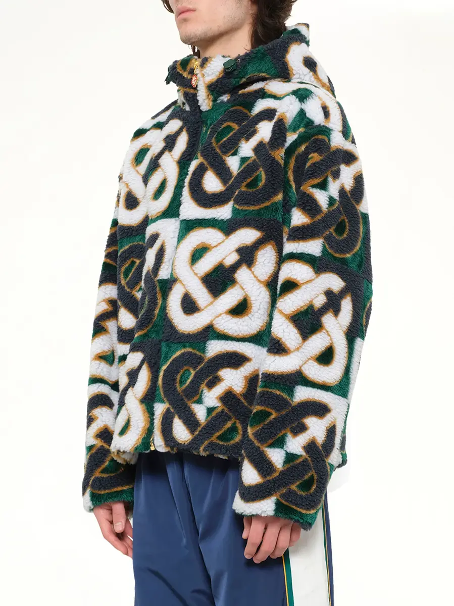 Casablanca Fleece Casablanca Monogram Jacket | Thumbnail 3 Casablanca Fleece Casablanca Monogram Jacket | Thumbnail 3