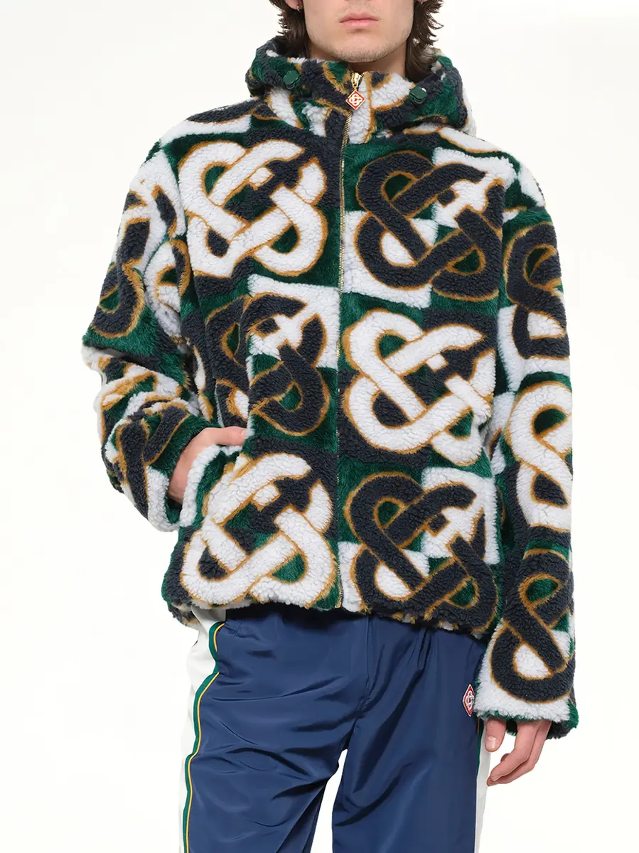Casablanca Fleece Casablanca Monogram Jacket | Thumbnail 6 Casablanca Fleece Casablanca Monogram Jacket | Thumbnail 6