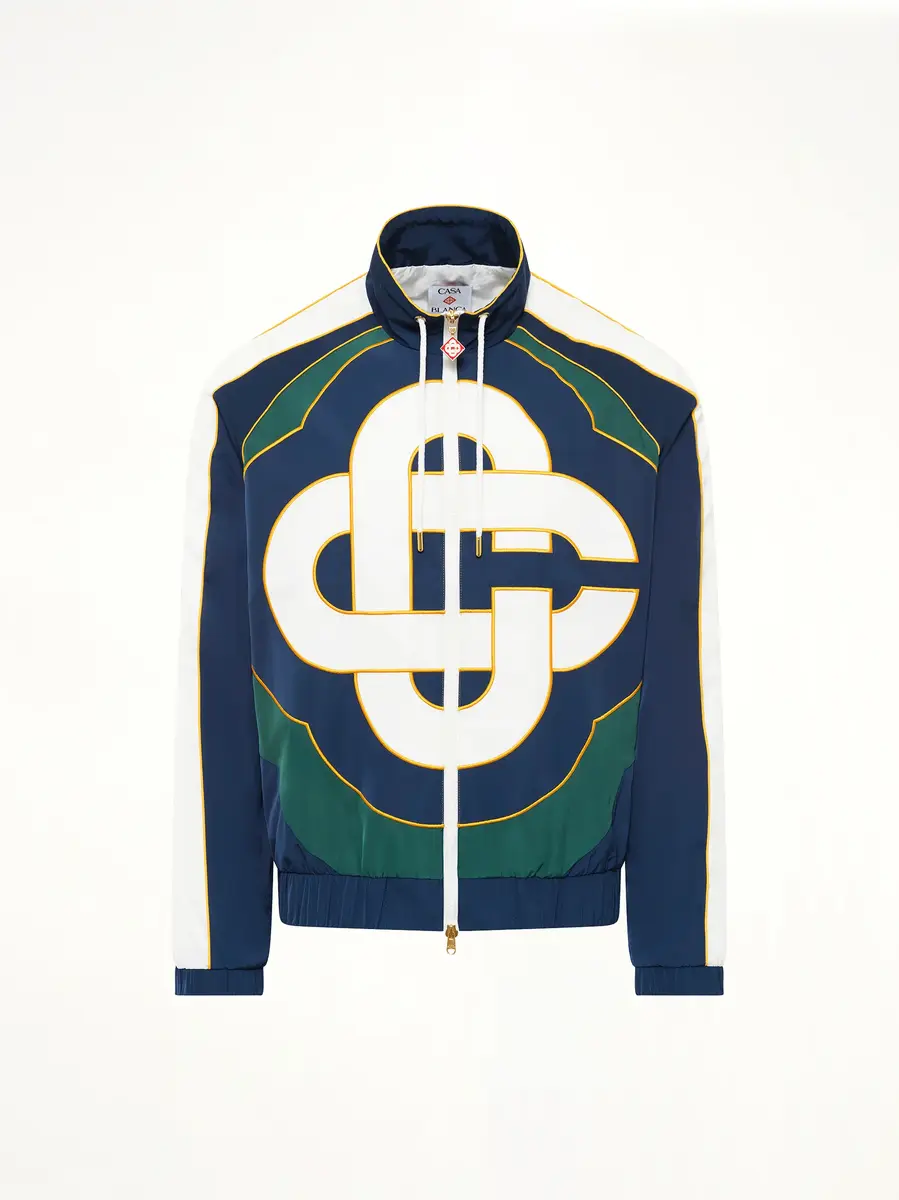 Casablanca CC Applique Colourblock Windbreaker Jacket | Thumbnail 2