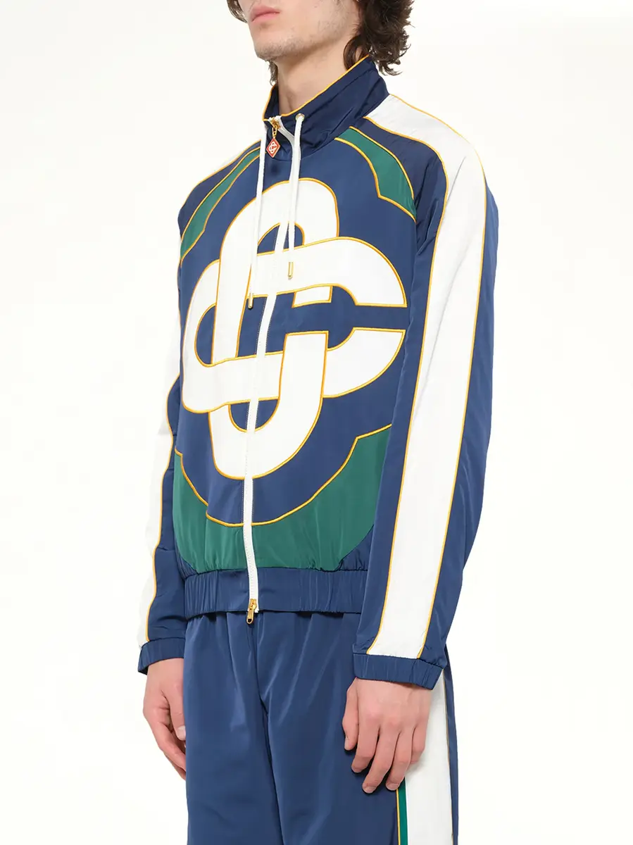 Casablanca CC Applique Colourblock Windbreaker Jacket | Thumbnail 3