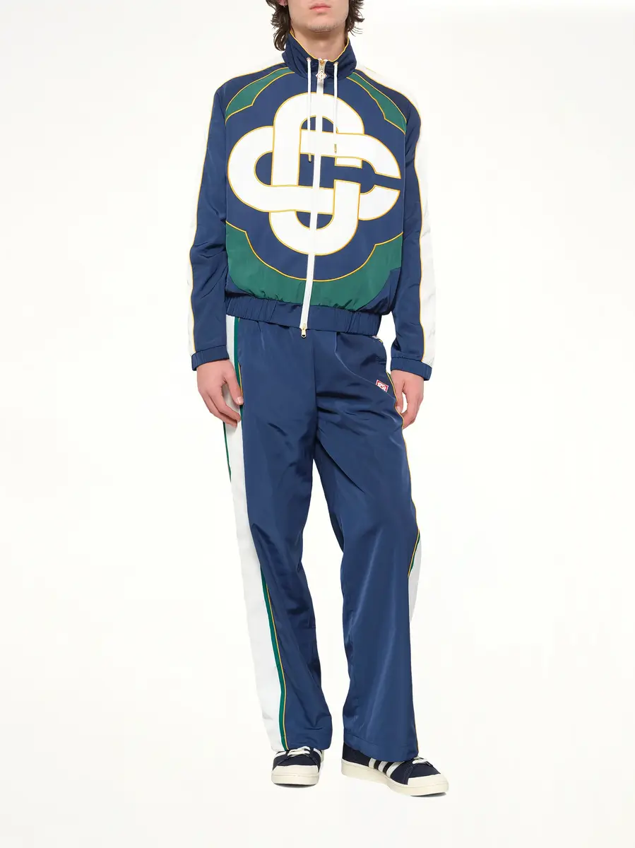 Casablanca CC Applique Colourblock Windbreaker Jacket | Thumbnail 4