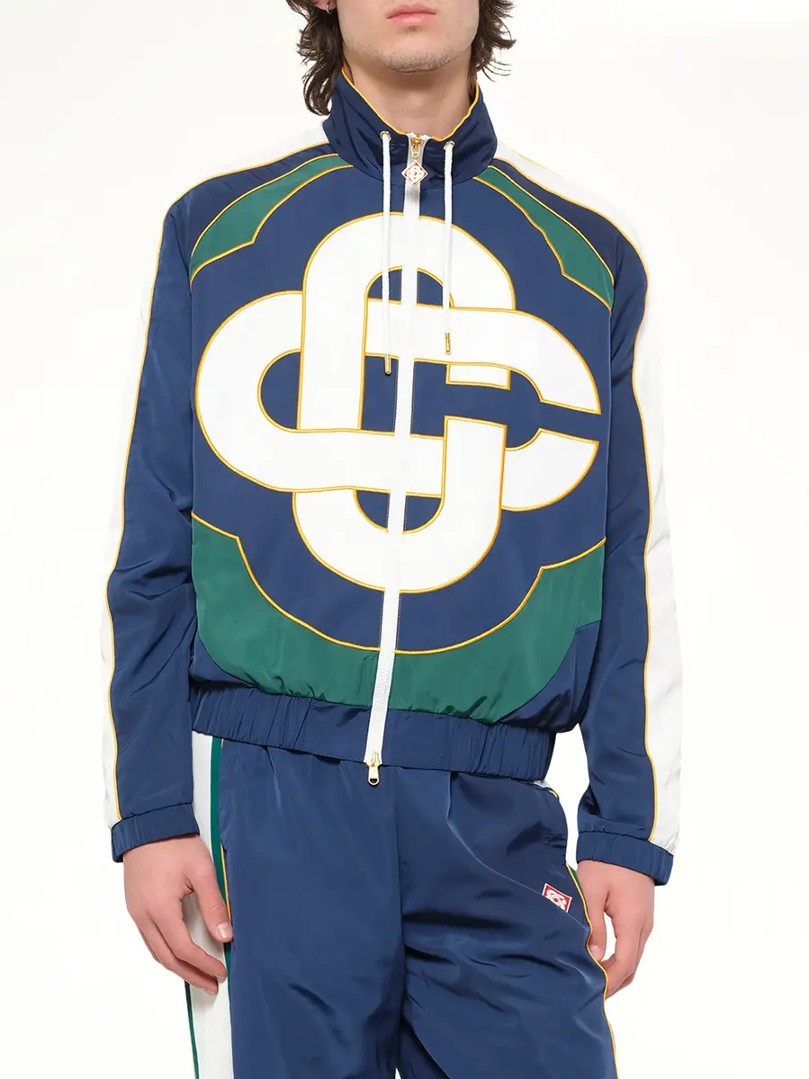 Casablanca CC Applique Colourblock Windbreaker Jacket | Thumbnail 6