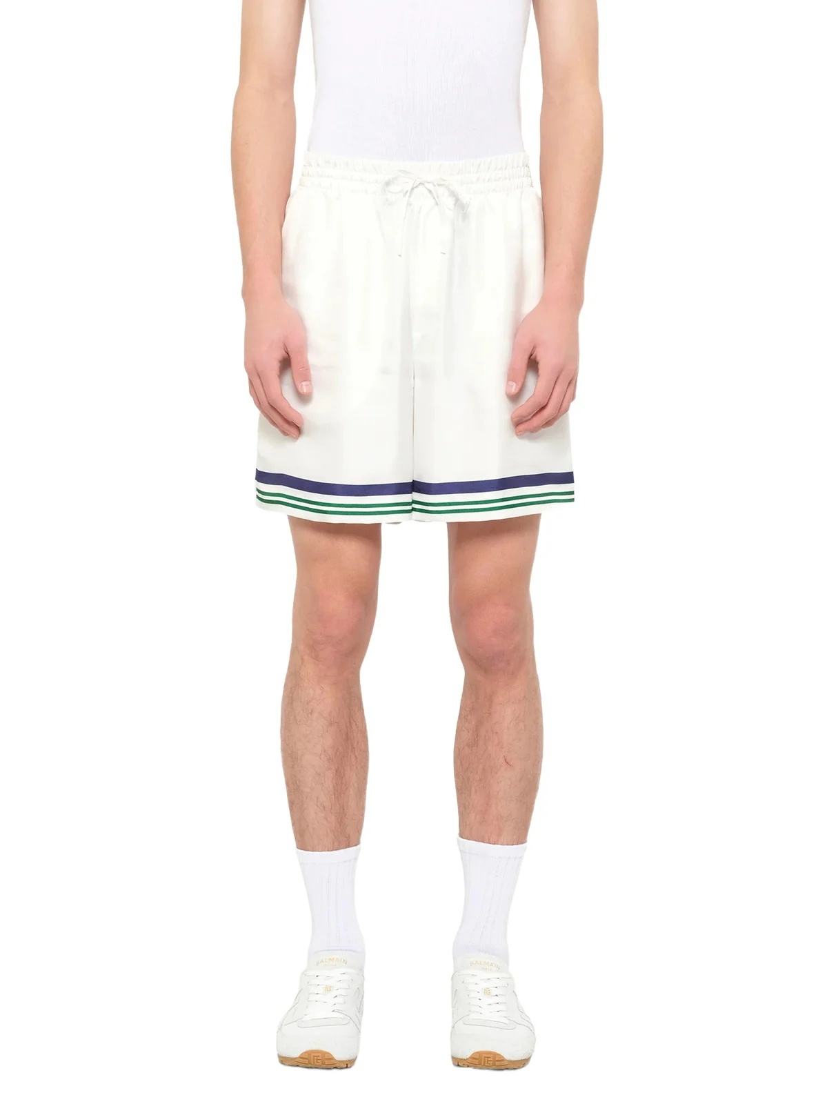 Hotel Emblem Silk Shorts