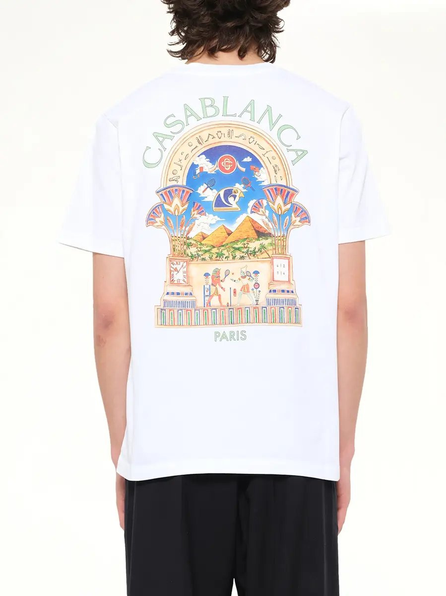 Casablanca Egyptian Arch Classic T-shirt | Thumbnail 5