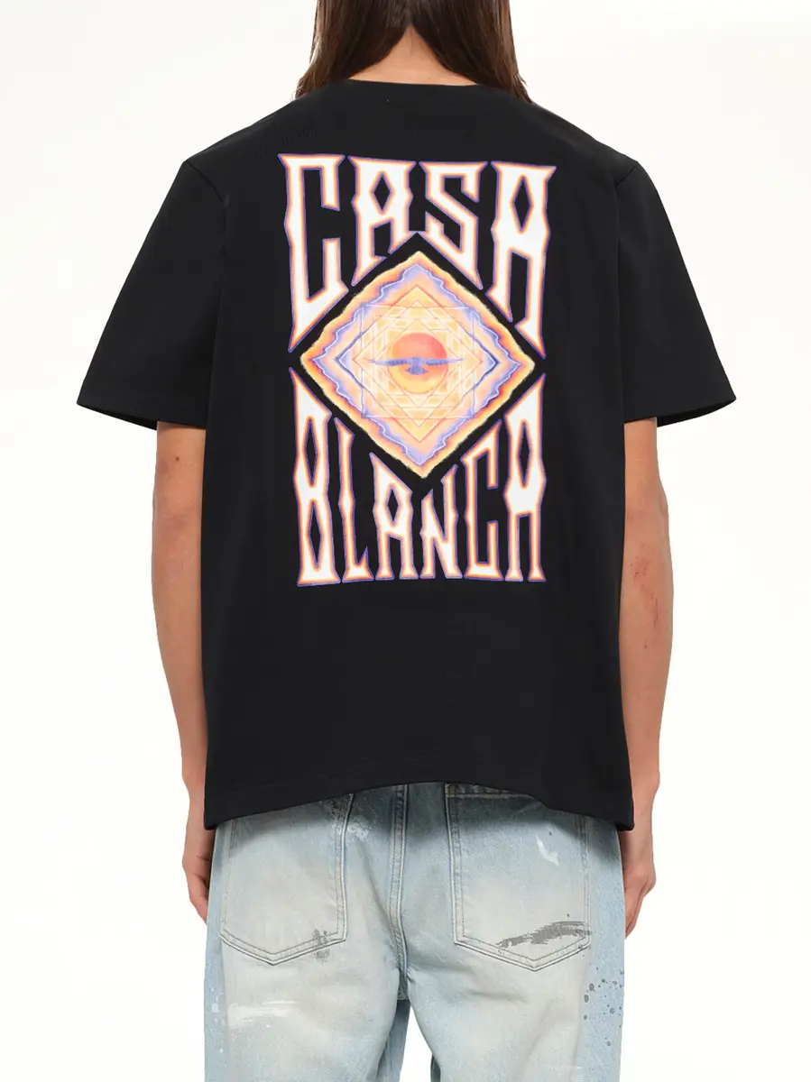 Casablanca Hermons Mirage Printed Classic T-shirt | Thumbnail 5