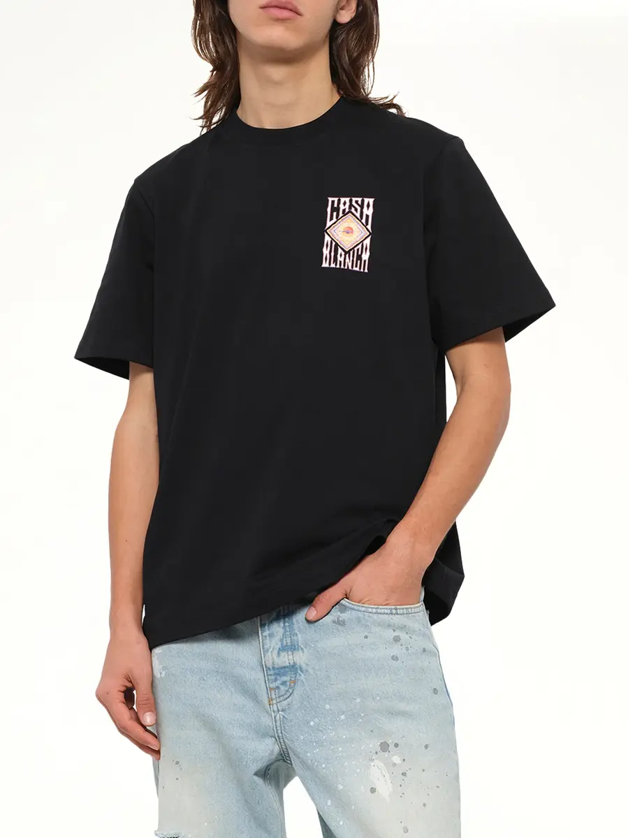 Casablanca Hermons Mirage Printed Classic T-shirt | Thumbnail 6