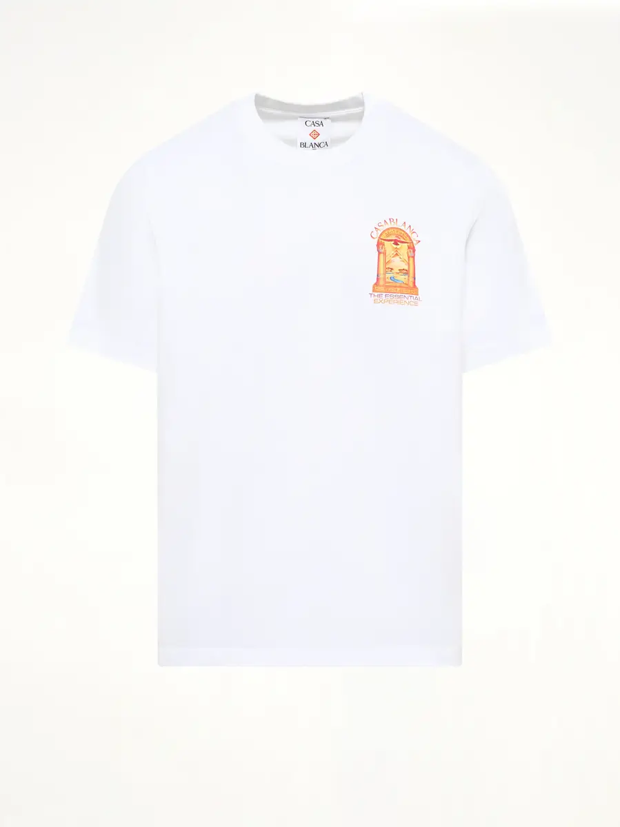 Casablanca Hermons Mirage Arch Printed Classic T-shirt | Thumbnail 2