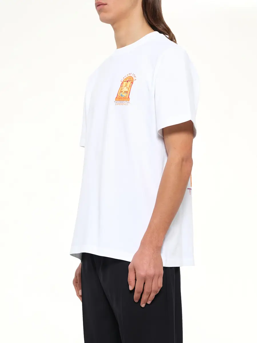 Casablanca Hermons Mirage Arch Printed Classic T-shirt | Thumbnail 3