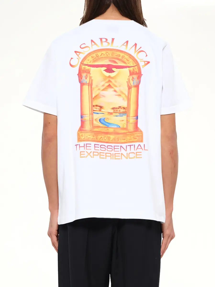 Casablanca Hermons Mirage Arch Printed Classic T-shirt | Thumbnail 5