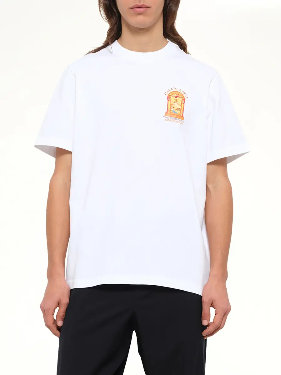 Casablanca Hermons Mirage Arch Printed Classic T-shirt | Thumbnail 6