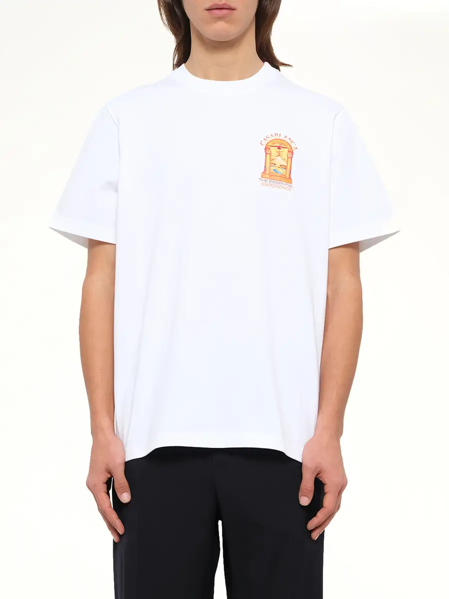 Casablanca Hermons Mirage Arch Printed Classic T-shirt | Thumbnail 7