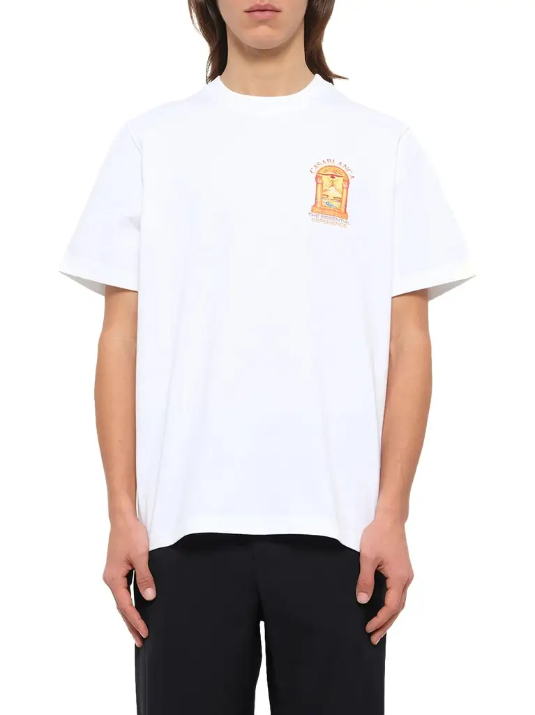 Casablanca Hermons Mirage Arch Printed Classic T-shirt