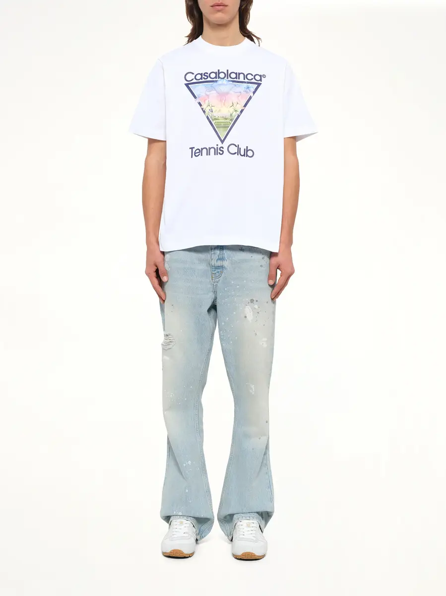 Casablanca Tennis Icon Printed Classic T-shirt | Thumbnail 7