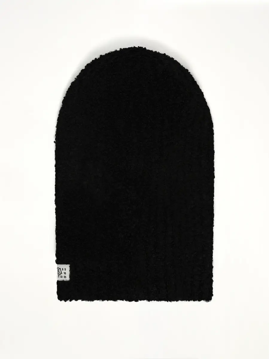 MM6 MAISON MARGIELA Logo Patch Boucle Hood | Thumbnail 3 MM6 MAISON MARGIELA Logo Patch Boucle Hood | Thumbnail 3