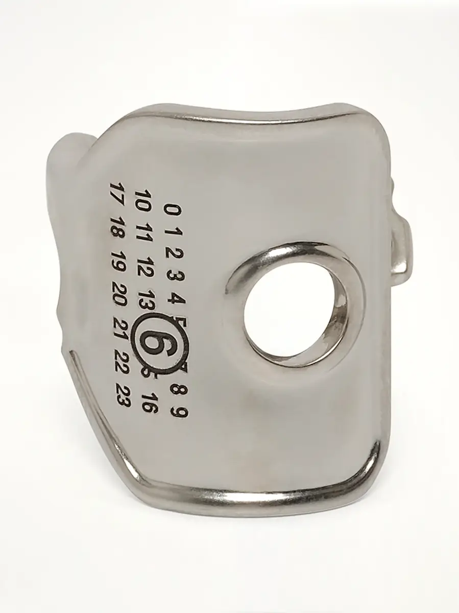 MM6 MAISON MARGIELA Key Ring in Glazed Palladium | Thumbnail 2