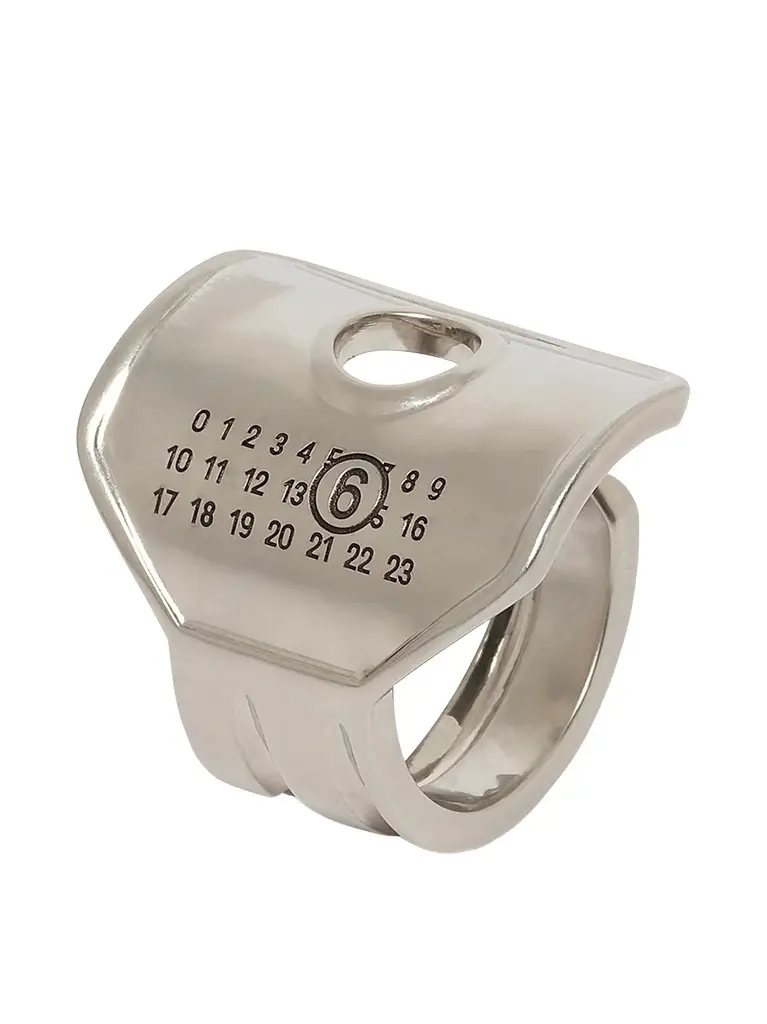 MM6 MAISON MARGIELA Key Ring in Glazed Palladium