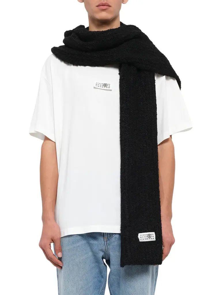 MM6 MAISON MARGIELA Boucle Knit Scarf