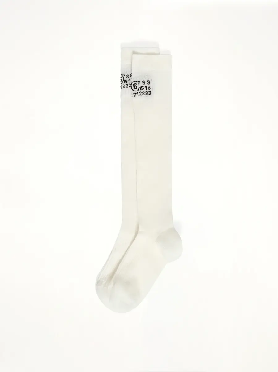 MM6 MAISON MARGIELA Mm6 Logo Socks | Thumbnail 2