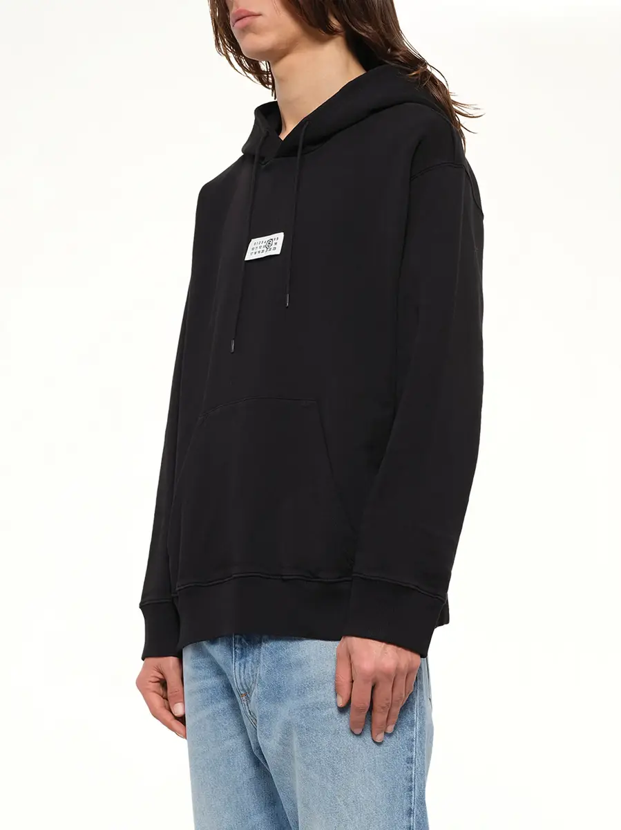 MM6 MAISON MARGIELA Mm6 Patch Hoodie | Thumbnail 3 MM6 MAISON MARGIELA Mm6 Patch Hoodie | Thumbnail 3