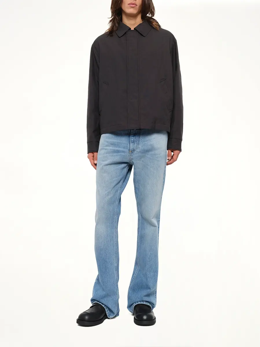 MM6 MAISON MARGIELA Wool Shirting Jacket in Anthracite | Thumbnail 4 MM6 MAISON MARGIELA Wool Shirting Jacket in Anthracite | Thumbnail 4
