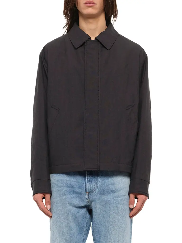 Wool Shirting Jacket in Anthracite Wool Shirting Jacket in Anthracite