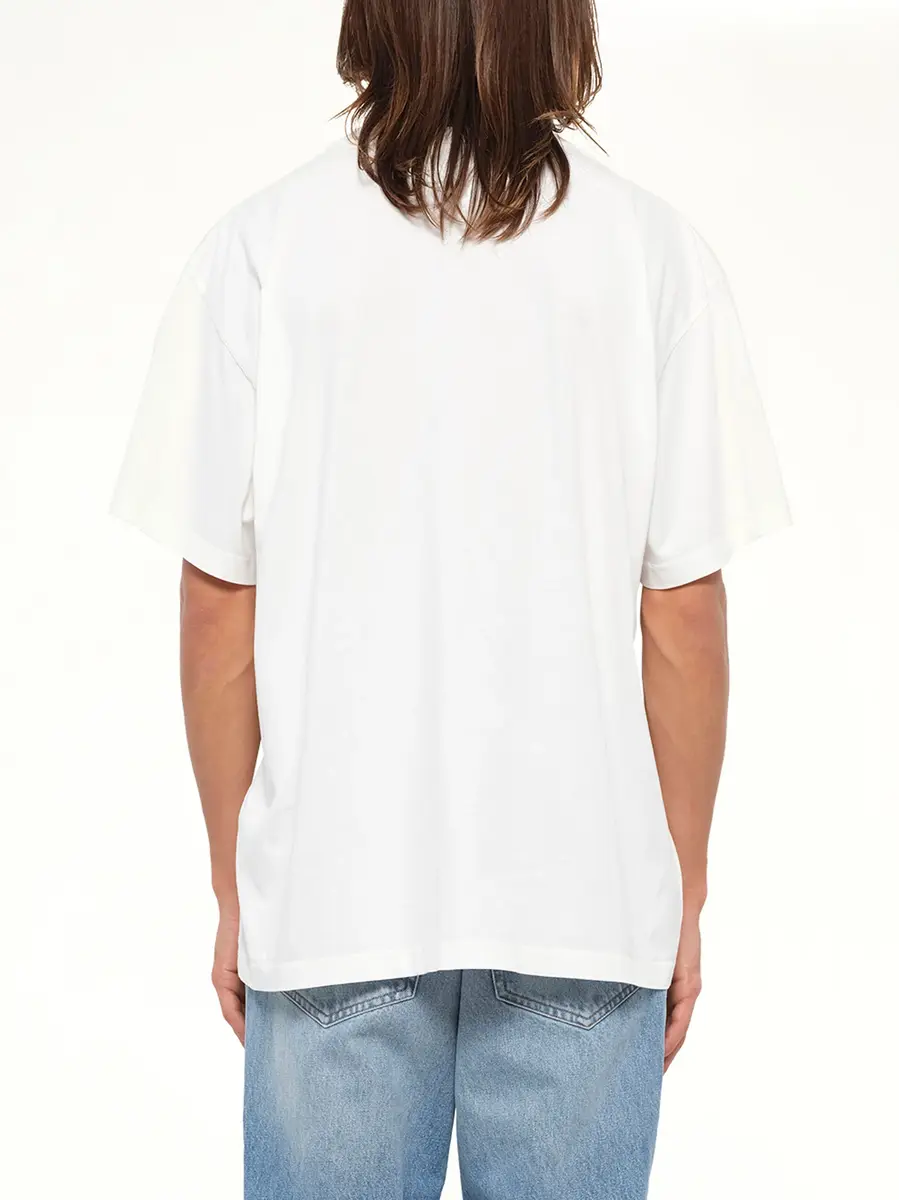 MM6 MAISON MARGIELA Mm6 Patch T-shirt in Off White | Thumbnail 5 MM6 MAISON MARGIELA Mm6 Patch T-shirt in Off White | Thumbnail 5