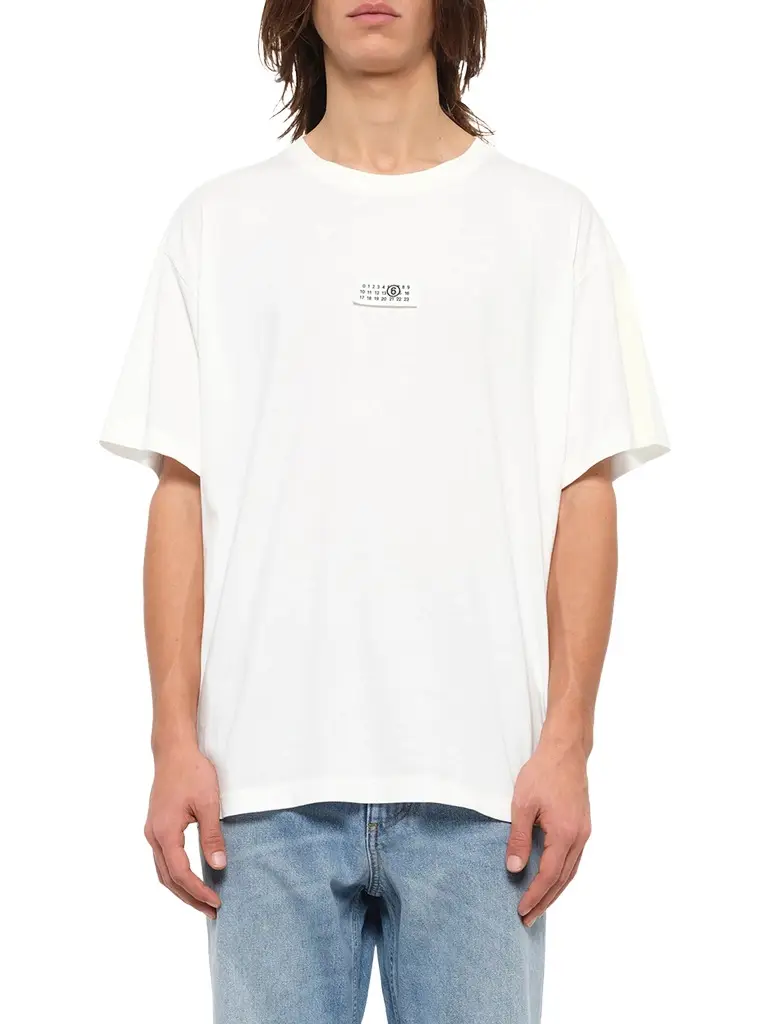 MM6 MAISON MARGIELA Mm6 Patch T-shirt in Off White